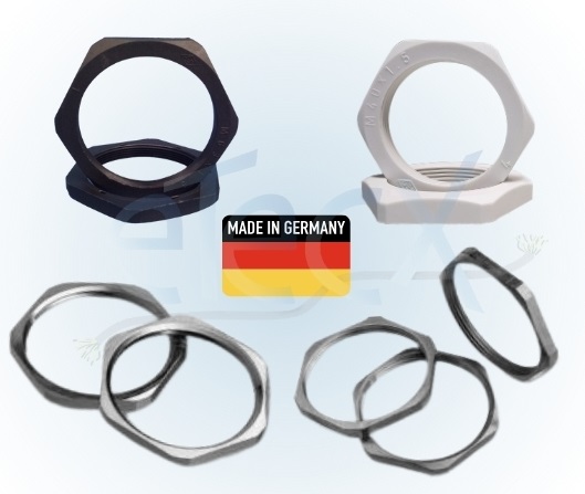 Lock nuts - plastic, brass, stainless steel